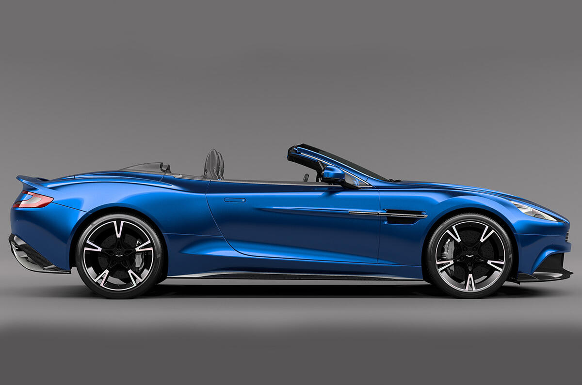 Aston Martin Vanquish S - first pics of Volante drop-top