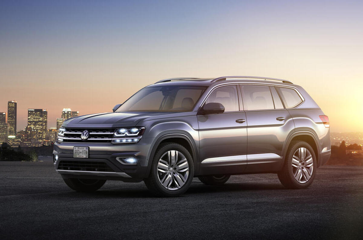 Volkswagen Atlas front three quarter