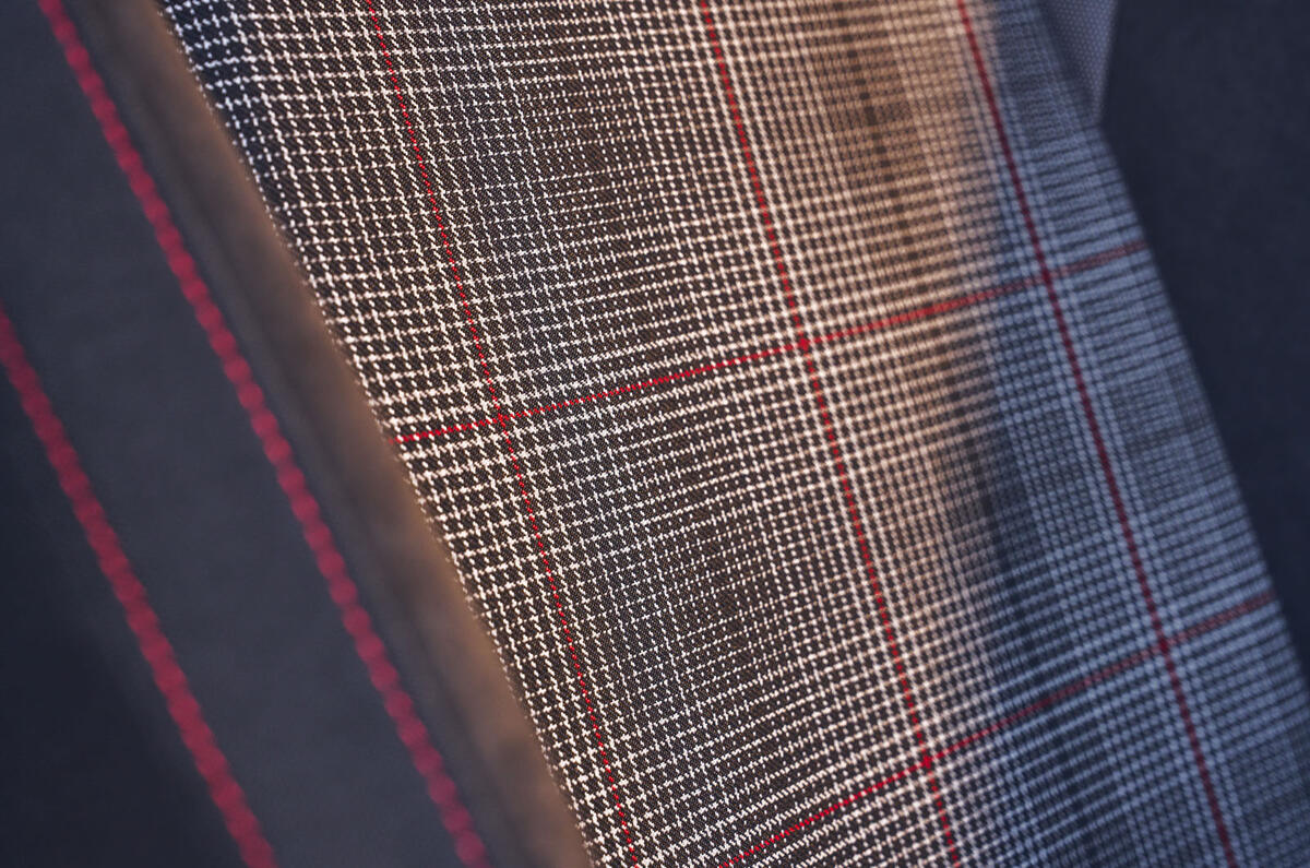 Volkswagen Golf GTI 380 official images seat fabric