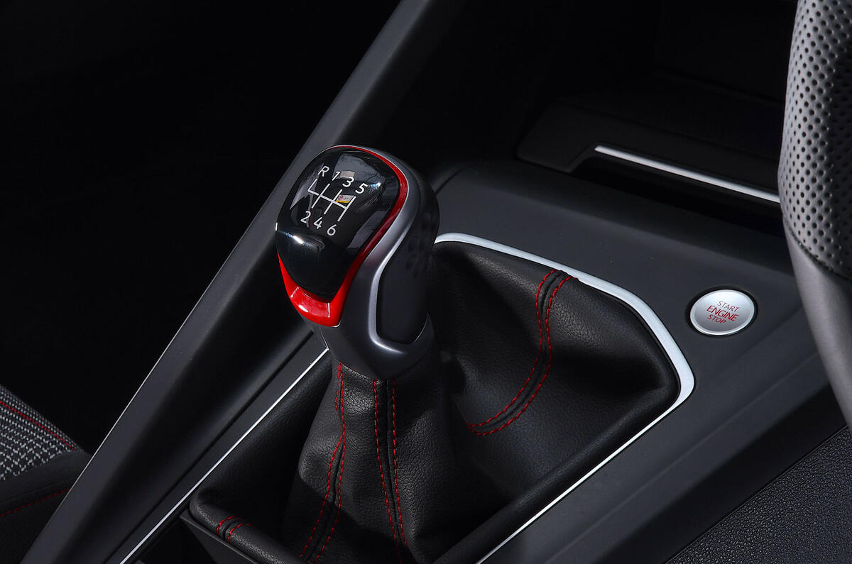 Volkswagen Golf GTI manual gearstick