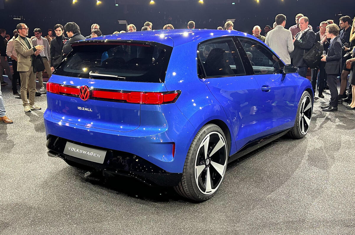 Volkswagen ID 2all 2023 rear quarter static event Volkswagen ID 2all 2023 rear quarter static event