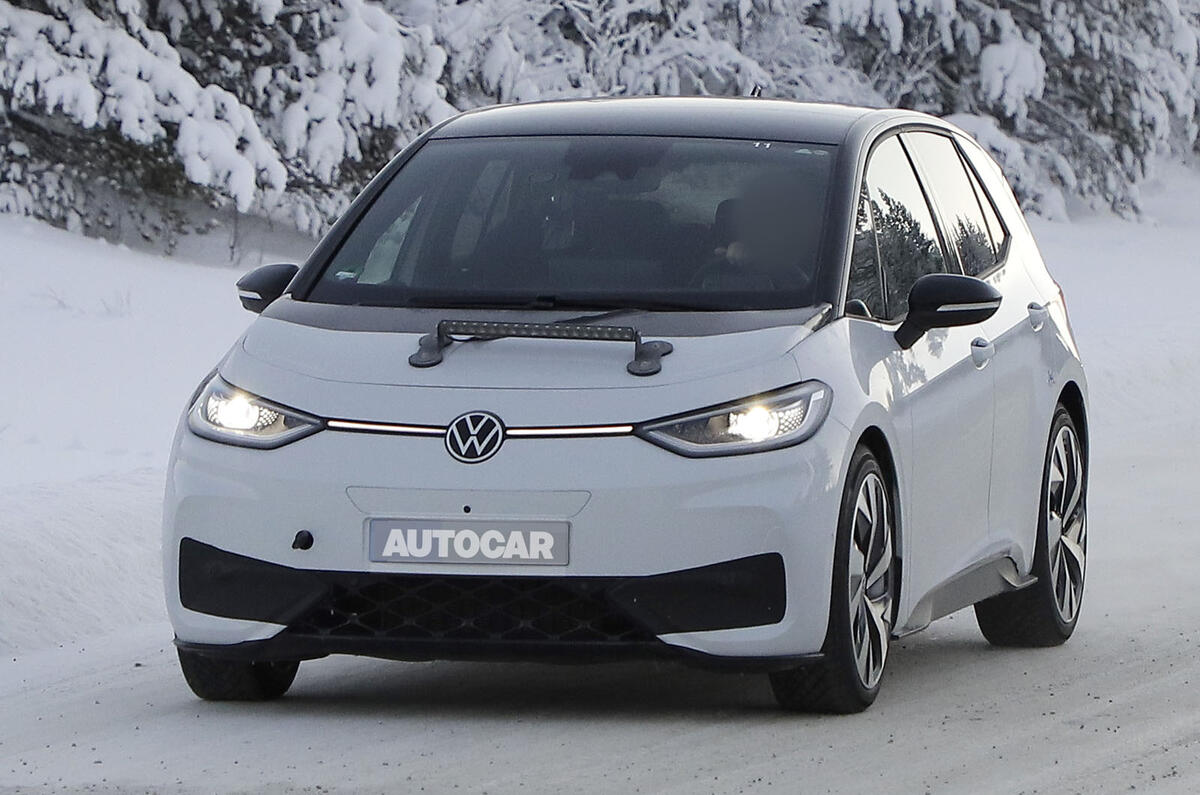 Volkswagen ID 3 GTX testing front