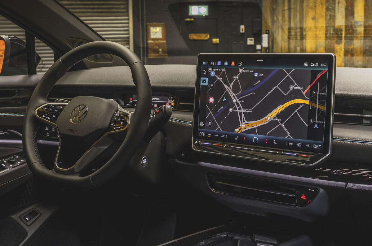 Volkswagen ID 7 infotainment interior detail