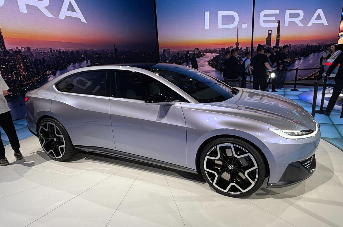 Volkswagen ID Aura Shanghai motor show side Volkswagen ID Aura Shanghai motor show side