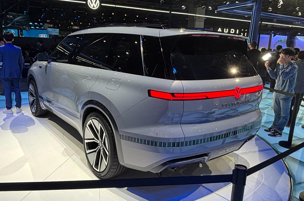 Volkswagen ID Era Shanghai motor show rear quarter Volkswagen ID Era Shanghai motor show rear quarter