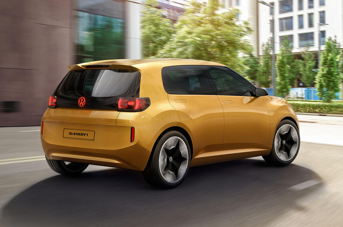Volkswagen ID Every1 rear quarter tracking Volkswagen ID Every1 rear quarter tracking