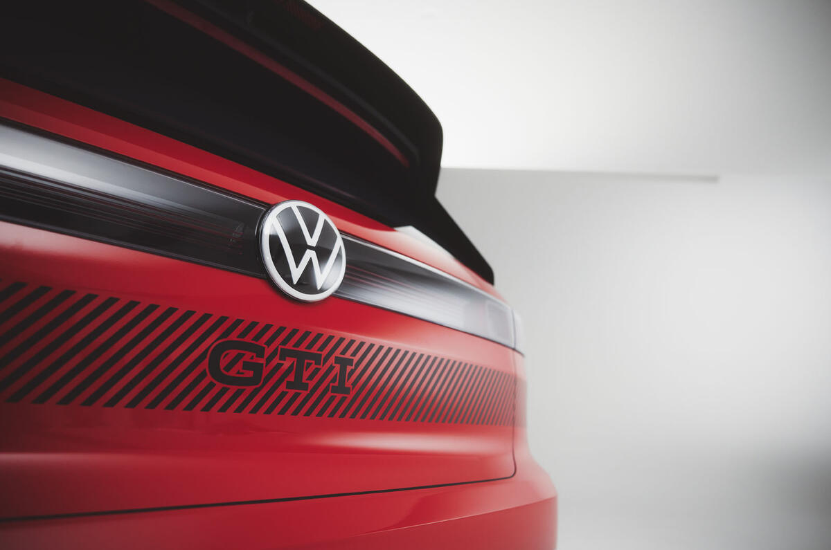 Volkswagen ID GTI 2023 rear badge Volkswagen ID GTI 2023 rear badge