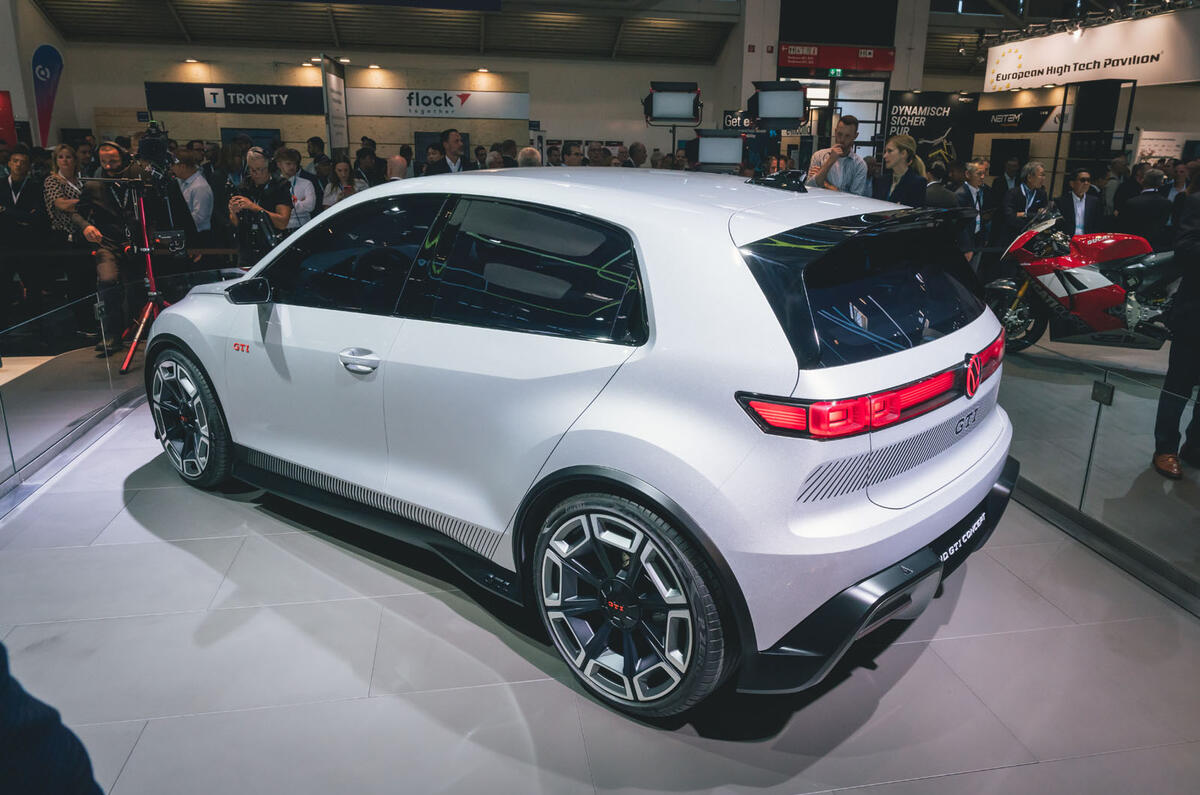 Volkswagen ID GTI Munich motor show 2023 rear quarter Volkswagen ID GTI Munich motor show 2023 rear quarter