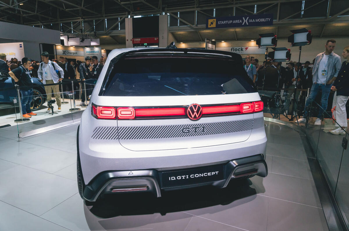 Volkswagen ID GTI Munich motor show 2023 rear Volkswagen ID GTI Munich motor show 2023 rear
