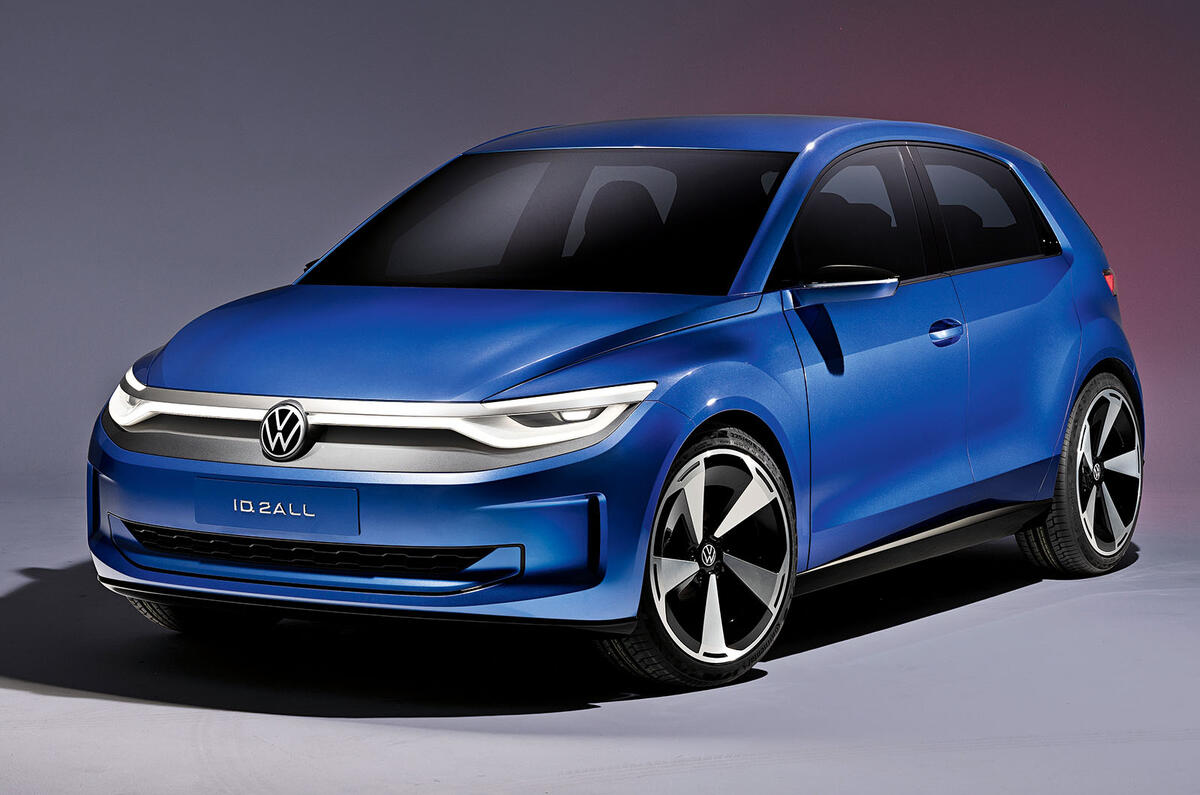 Volkswagen ID2 all front three quarter