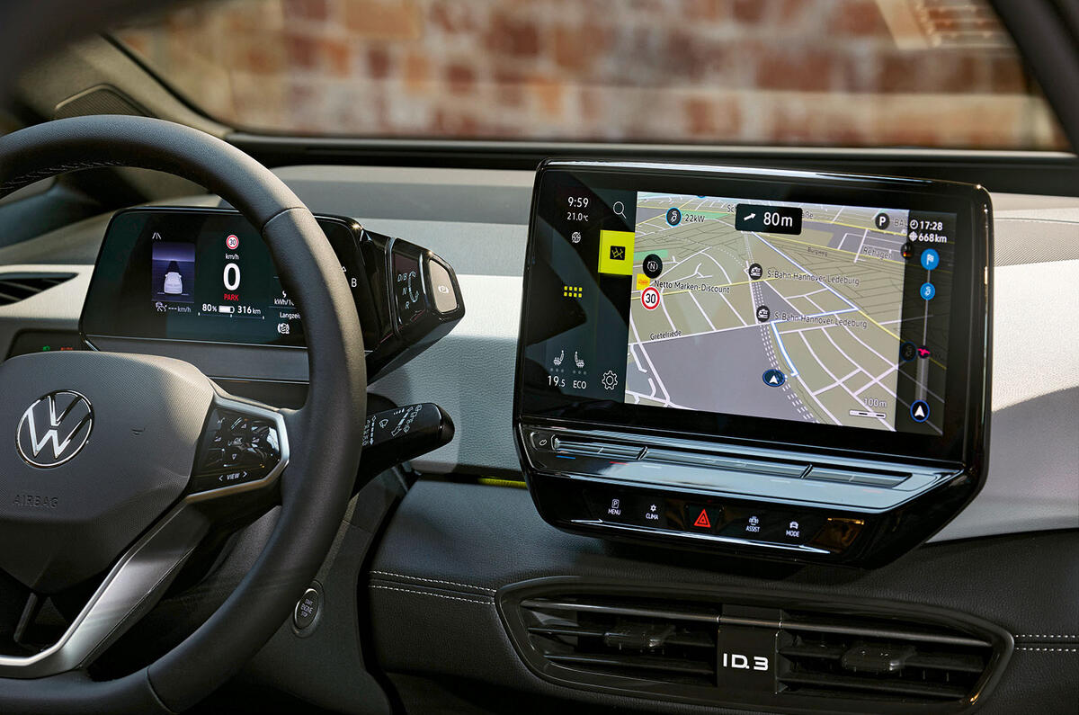 Volkswagen ID3 facelift infotainment Volkswagen ID3 facelift infotainment