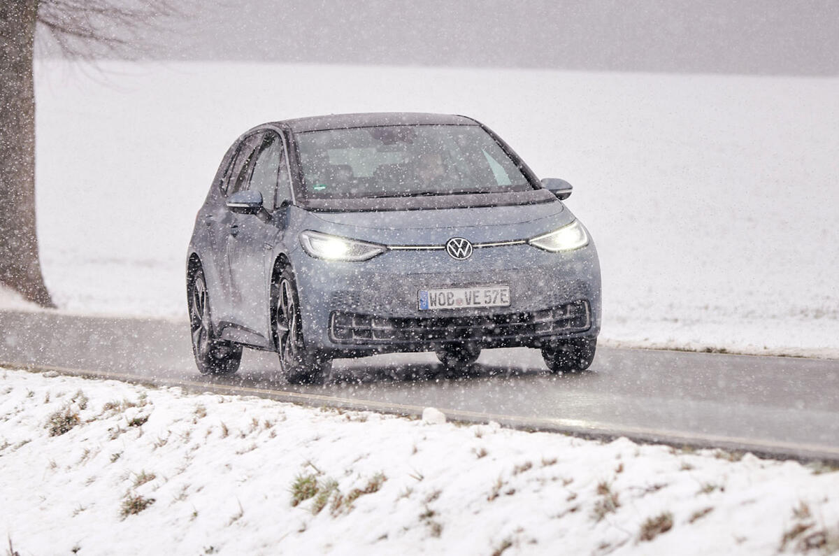 Volkswagen ID3 winter tyres tech