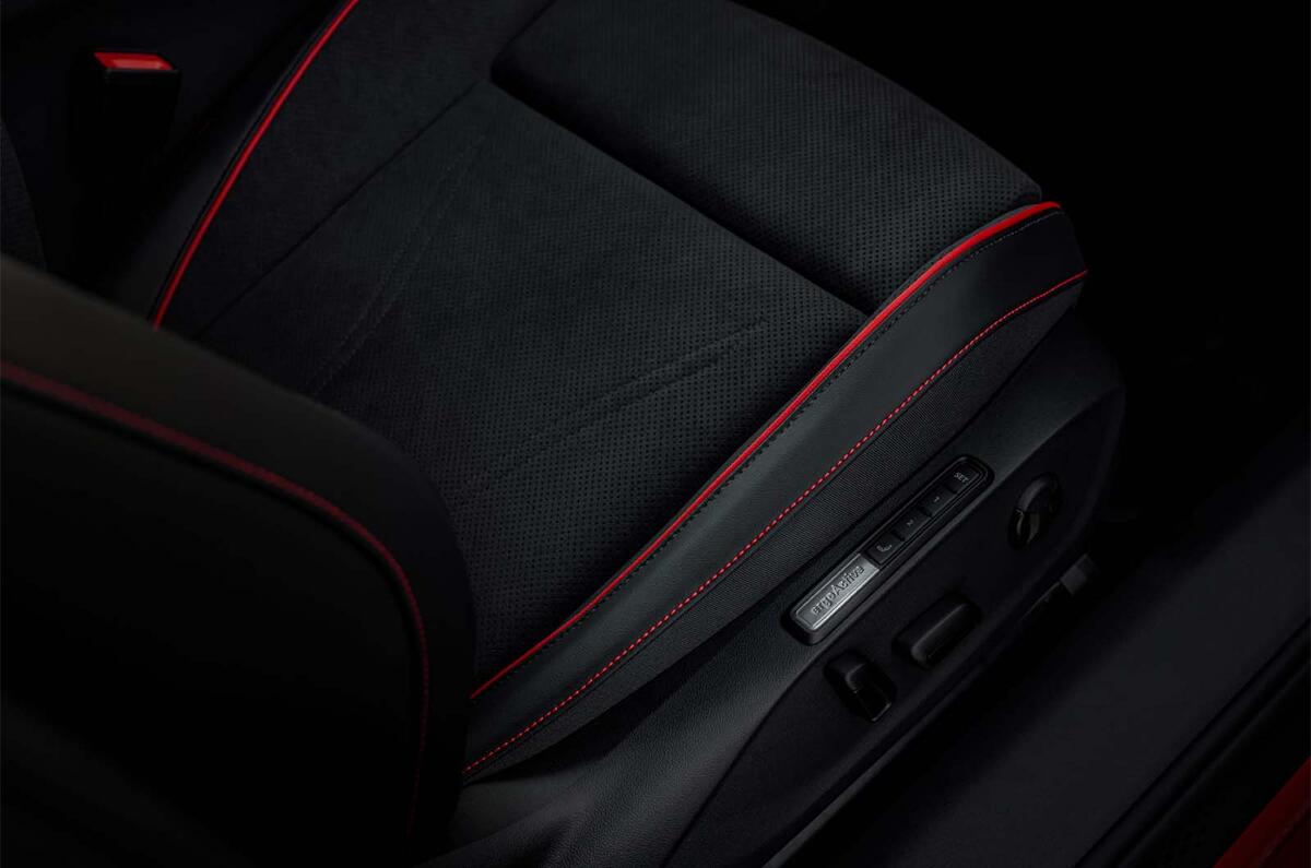 Volkswagen ID7 GTX interior detail Volkswagen ID7 GTX interior detail
