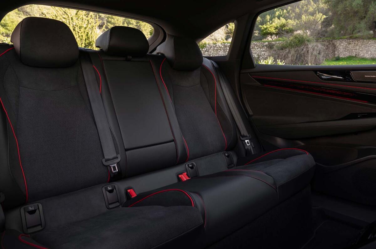Volkswagen ID7 GTX interior rear seats Volkswagen ID7 GTX interior rear seats