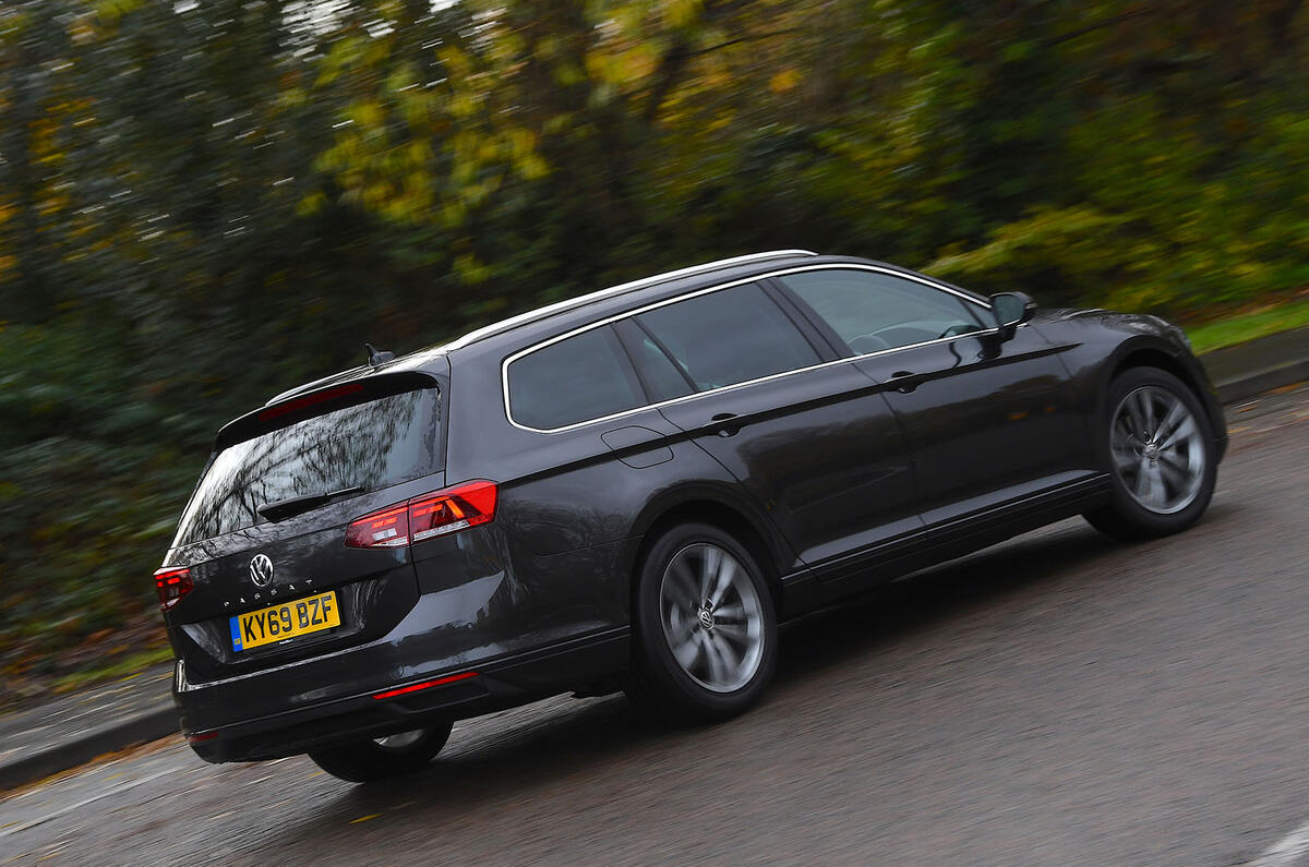 Volkswagen Passat estate rear three quarter Volkswagen Passat estate rear three quarter