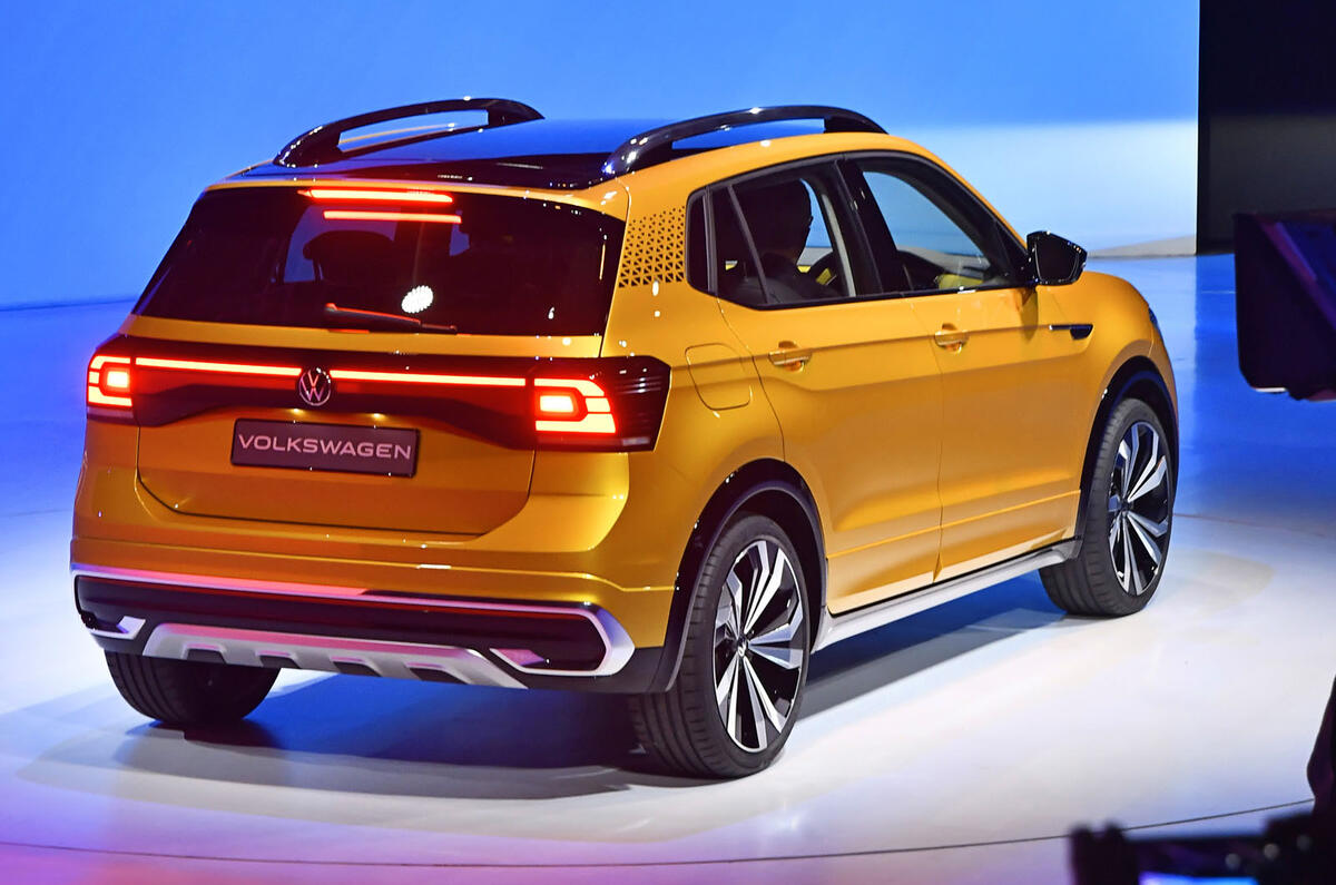 New Delhi Auto Expo 2020 - Volkswagen Taigun rear New Delhi Auto Expo 2020 - Volkswagen Taigun rear