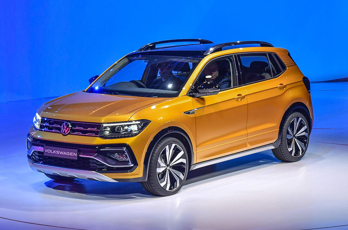 Volkswagen Taigun at New Delhi motorshow