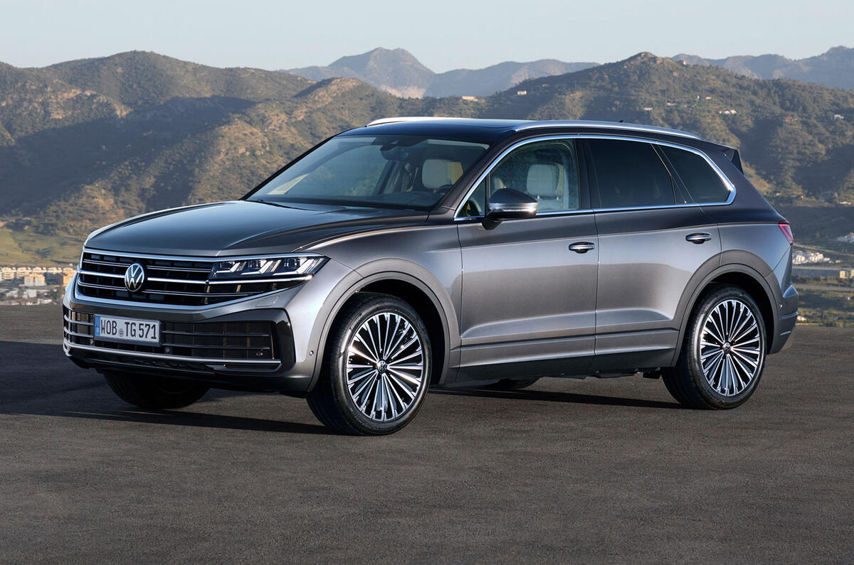 Volkswagen Touareg elegance front three quarter static Volkswagen Touareg elegance front three quarter static