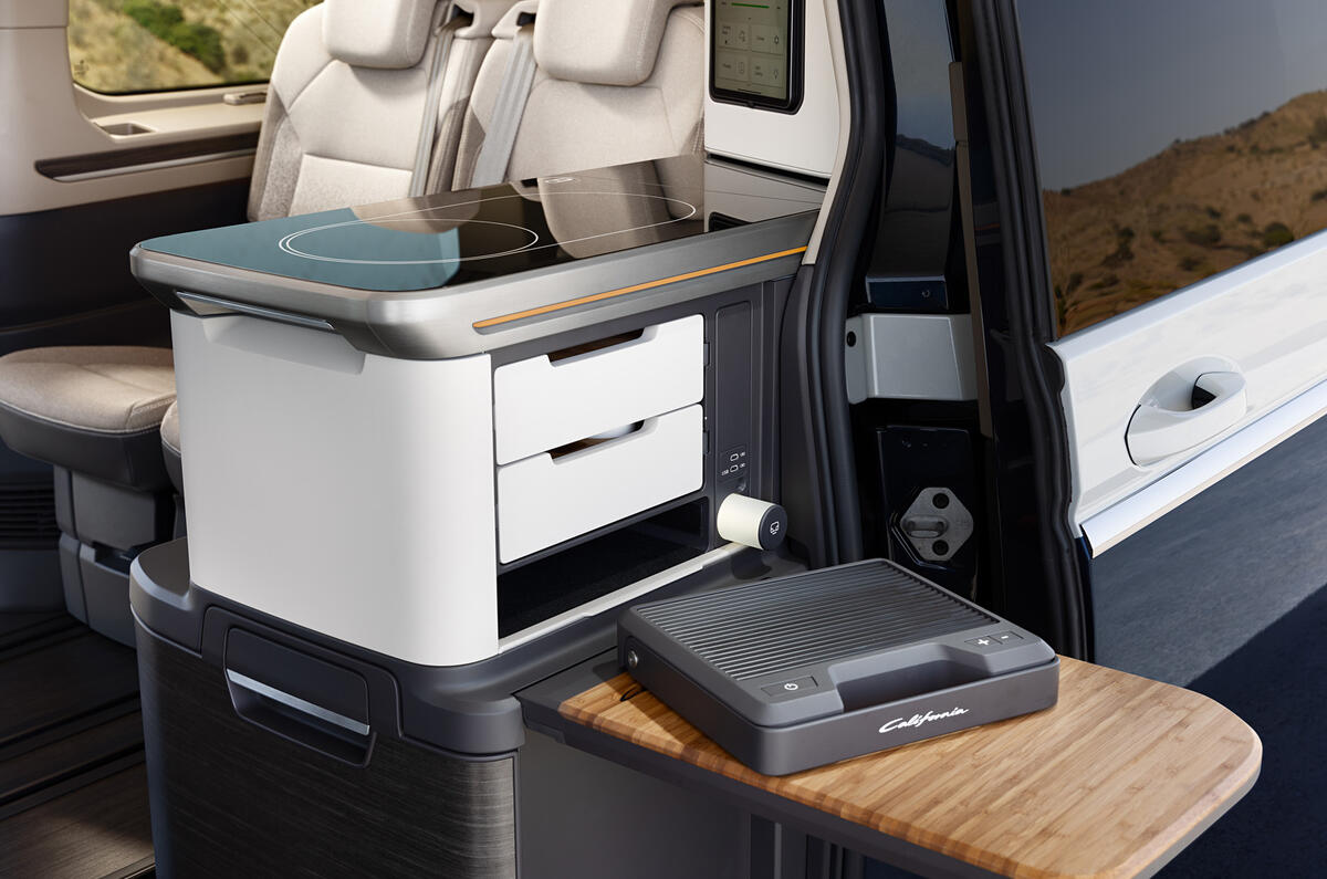 Volkswagen California Concept drawers Volkswagen California Concept drawers