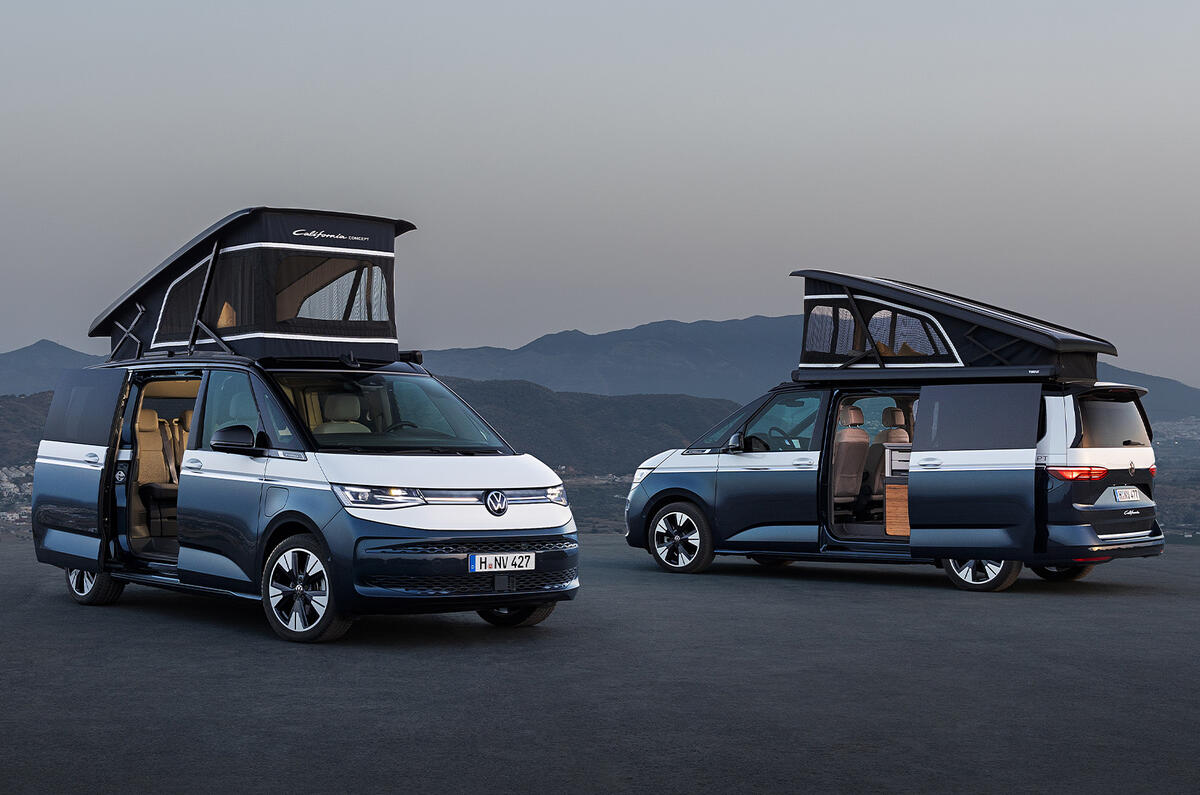 Volkswagen California Concept front and rear static Volkswagen California Concept front and rear static