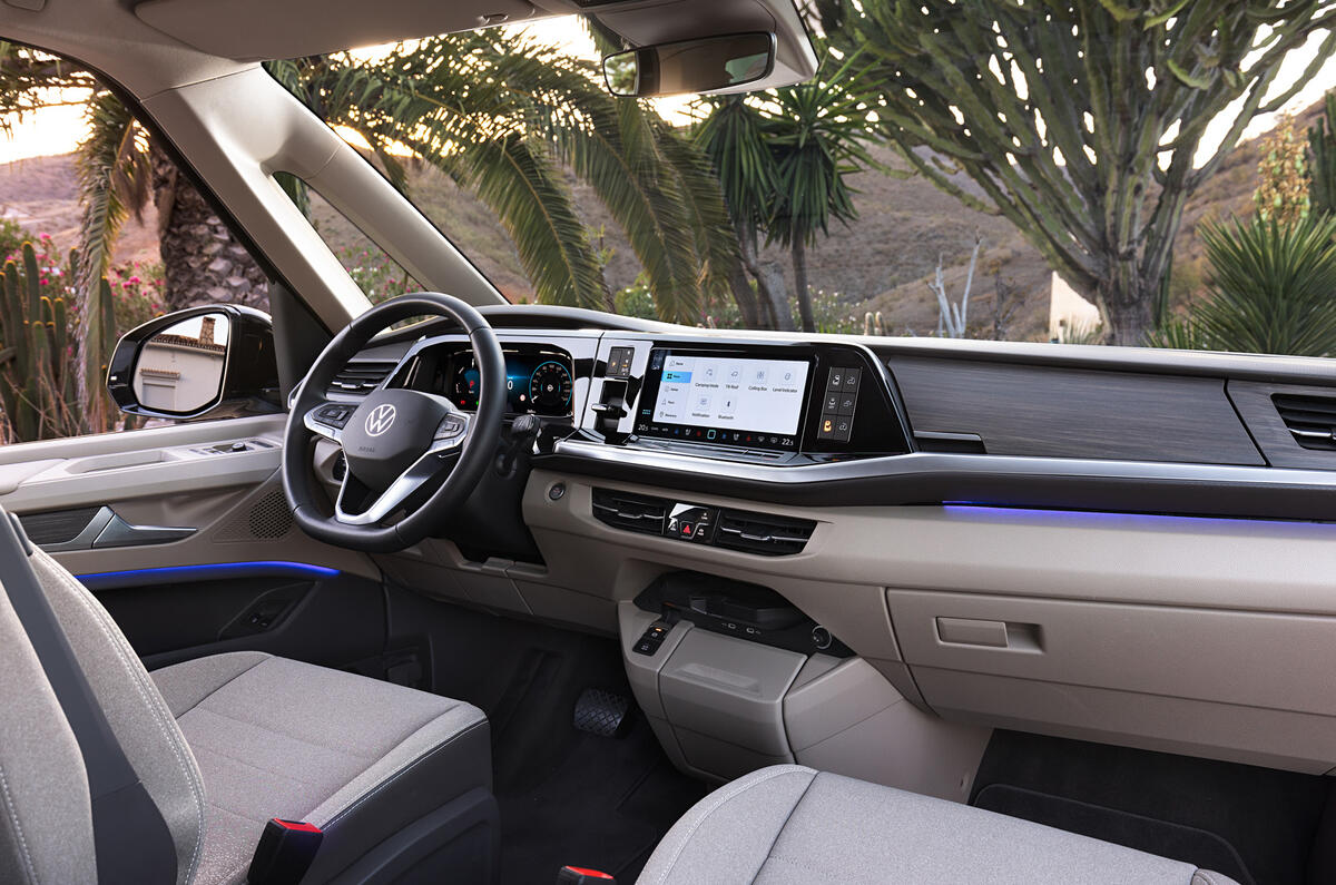 Volkswagen California Concept full front interior Volkswagen California Concept full front interior