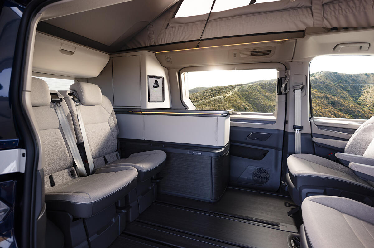 Volkswagen California Concept rear seats door closed Volkswagen California Concept rear seats door closed