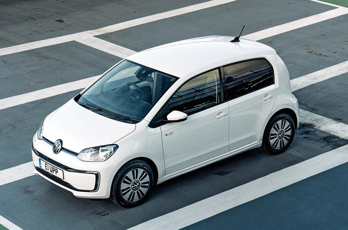 Volkswagen e Up front three quarter Volkswagen e Up front three quarter