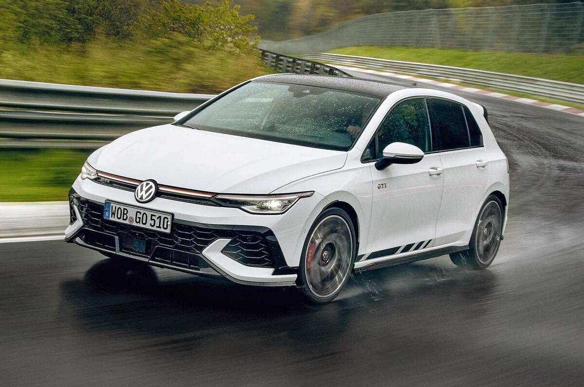 Volkswagen Golf GTI Club Sport front three quarter