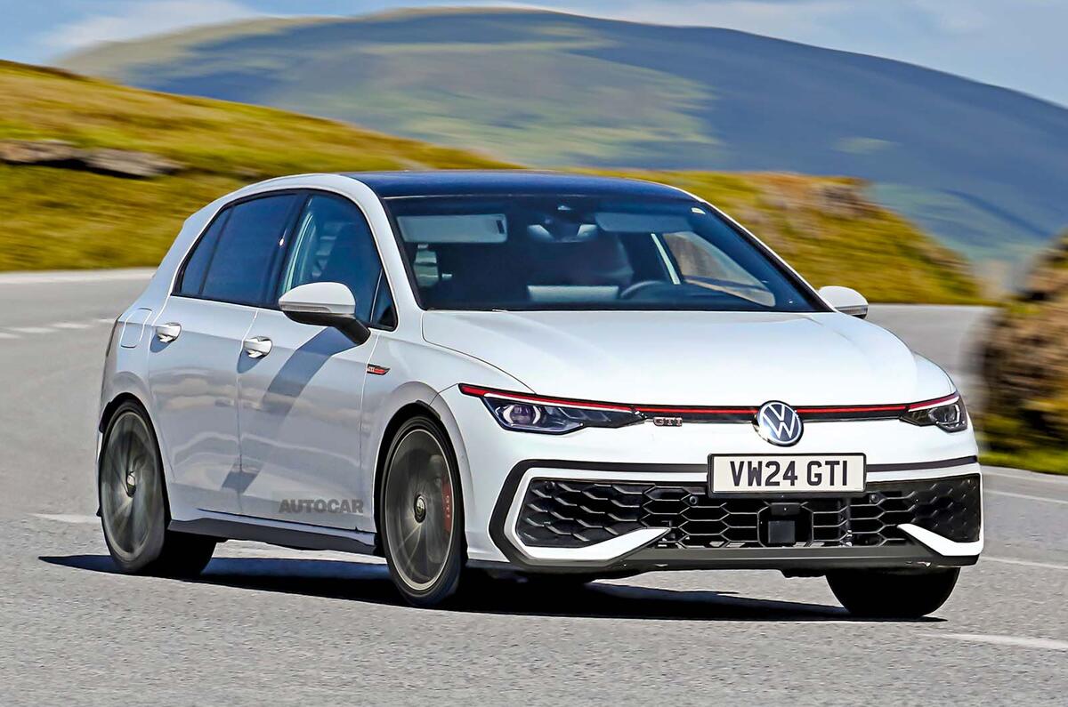 Volkswagen Golf GTI front three quarter