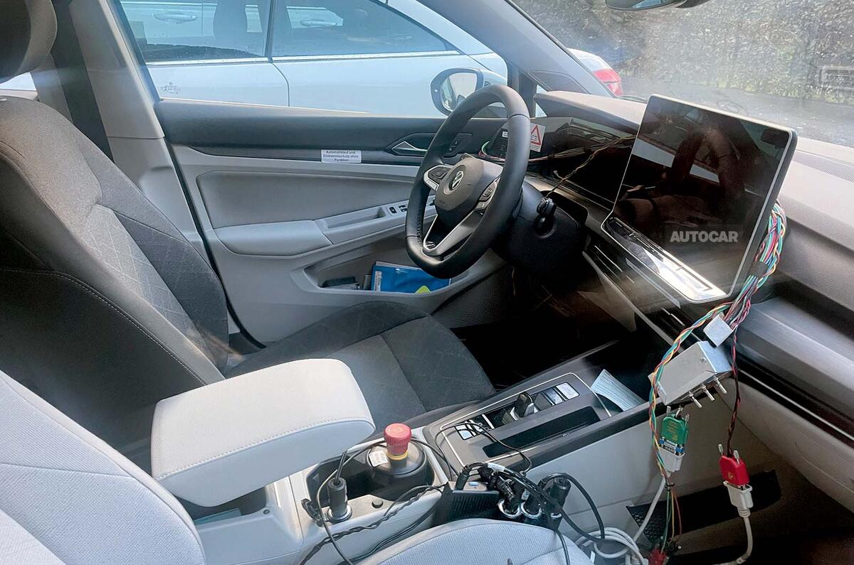 Volkswagen Golf GTI infotainment screen