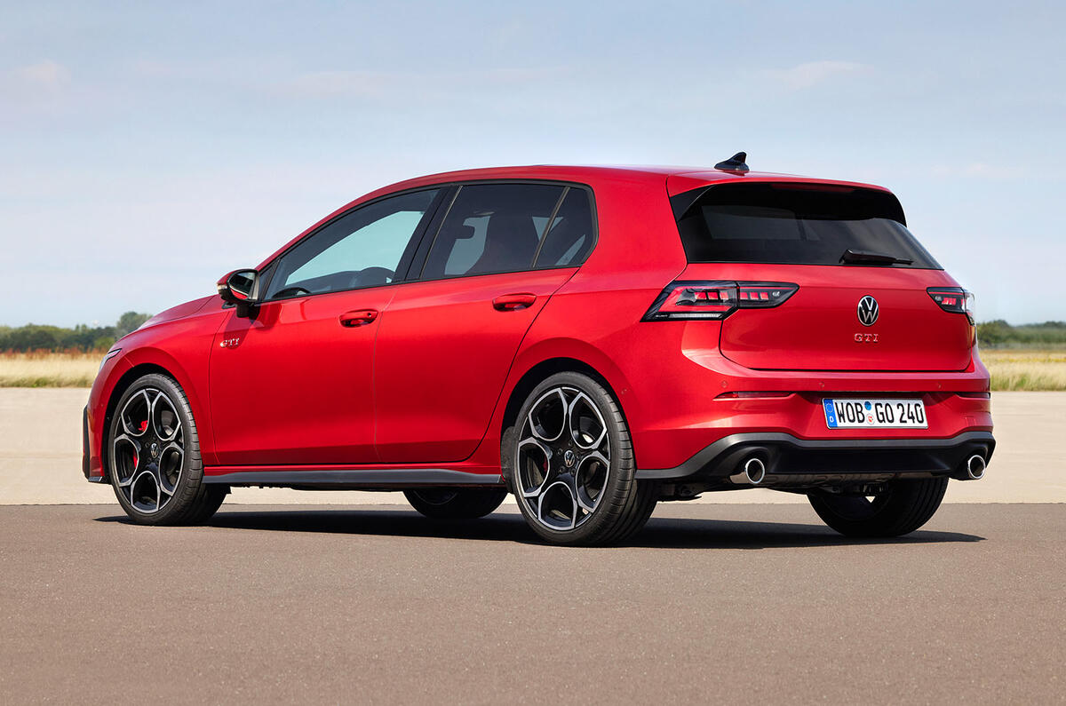 Volkswagen Golf GTI rear three quarter outside Volkswagen Golf GTI rear three quarter outside