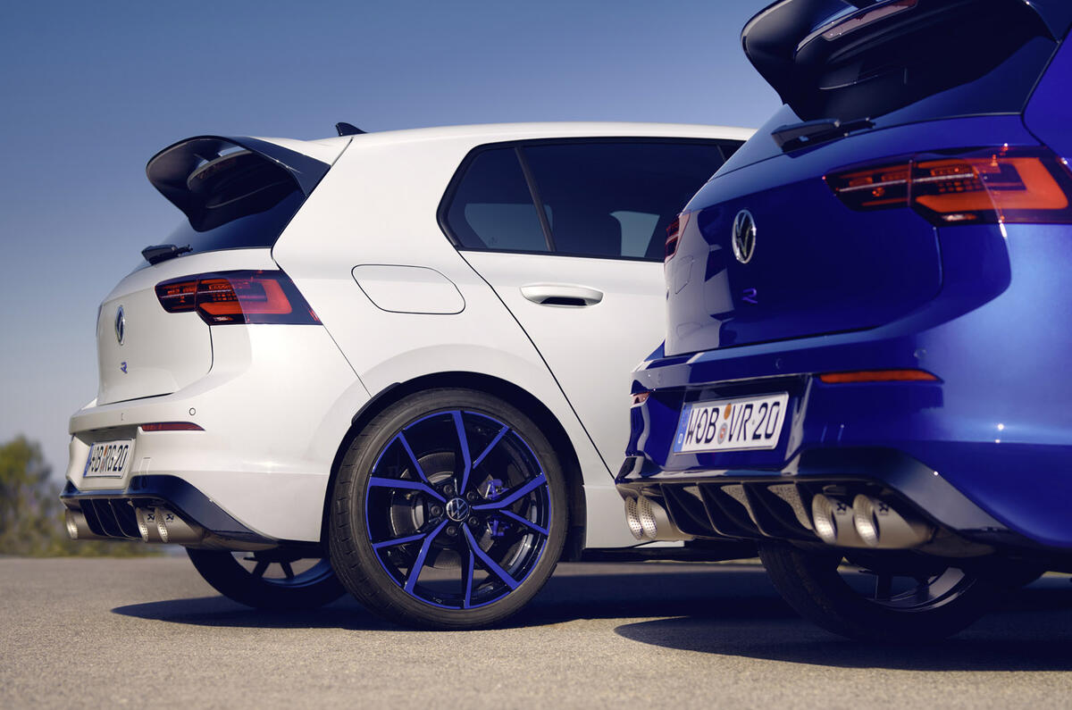 Volkswagen Golf R 20 years rear side Volkswagen Golf R 20 years rear side