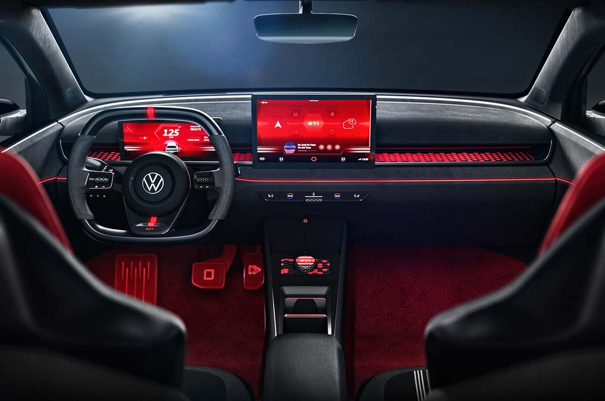 Volkswagen ID GTI interior dashboard Volkswagen ID GTI interior dashboard