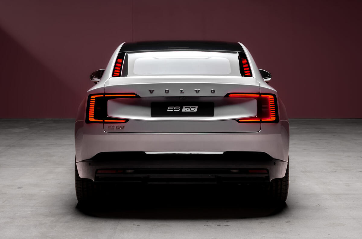 Volvo ES90 studio rear Volvo ES90 studio rear