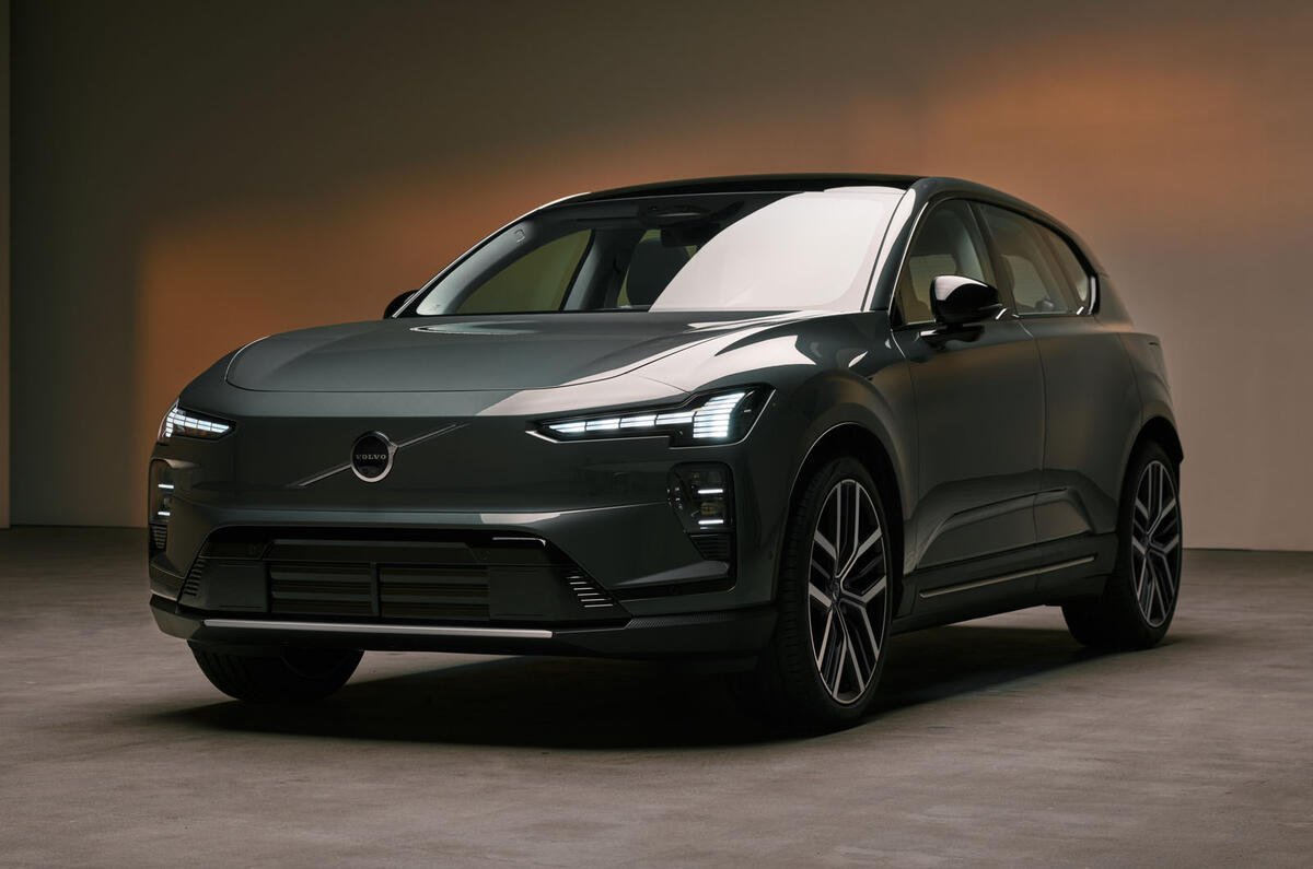 Volvo EX60 front quarter