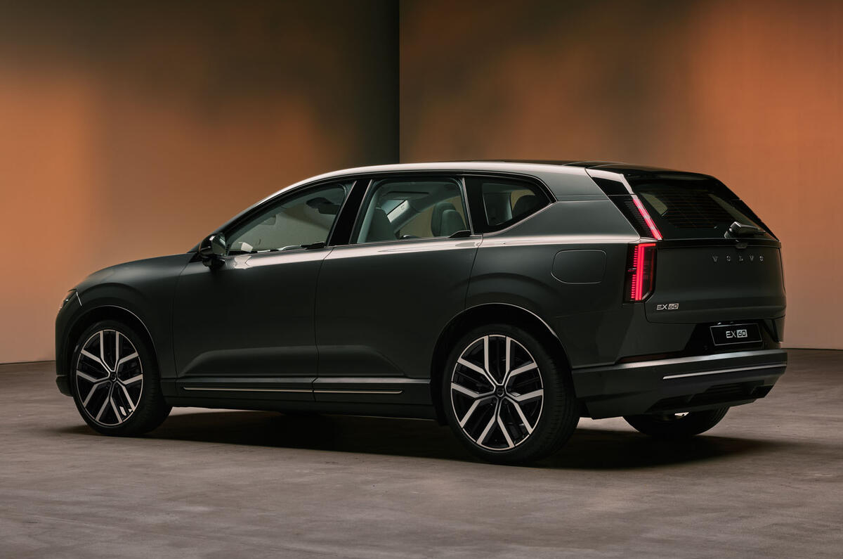 Volvo EX60 rear quarter