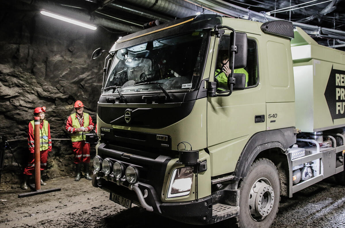 Volvo FMX self-driving truck