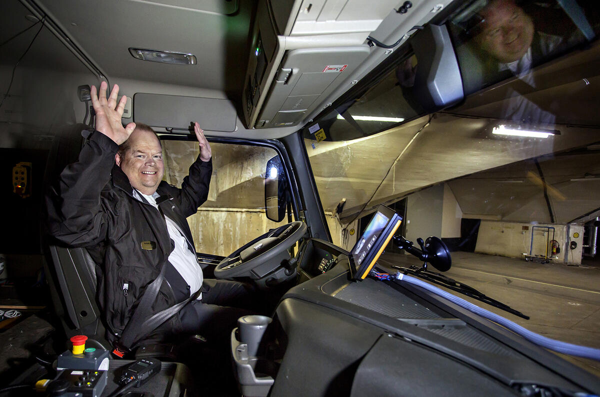 Volvo FMX self-driving truck