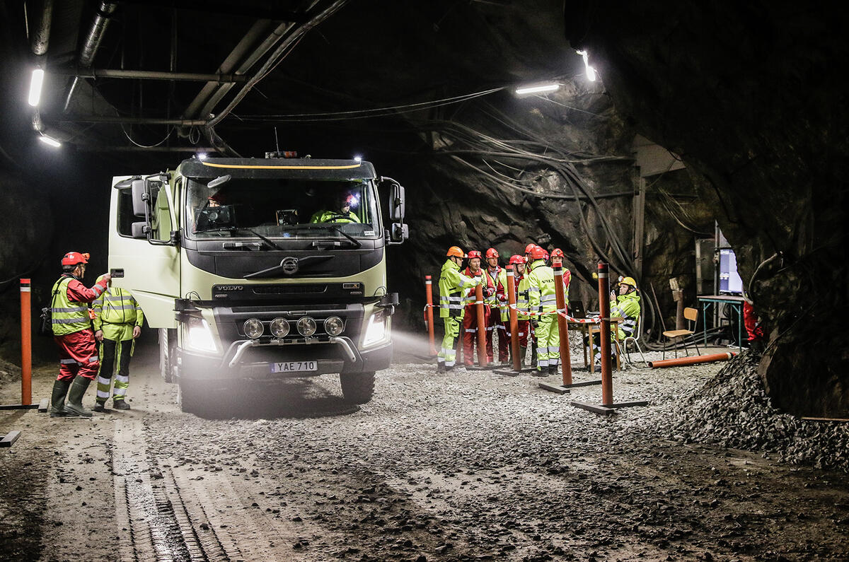 Volvo FMX self-driving truck