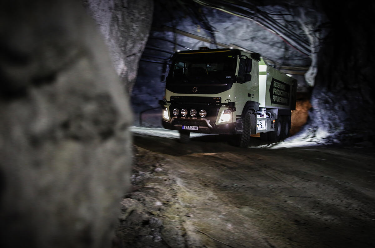 Volvo FMX self-driving truck