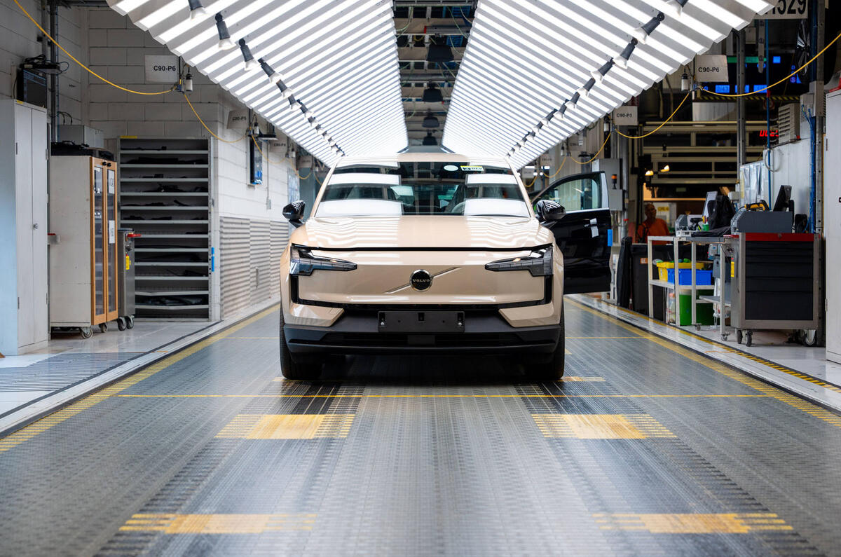 Volvo EX30 production at Ghent factory