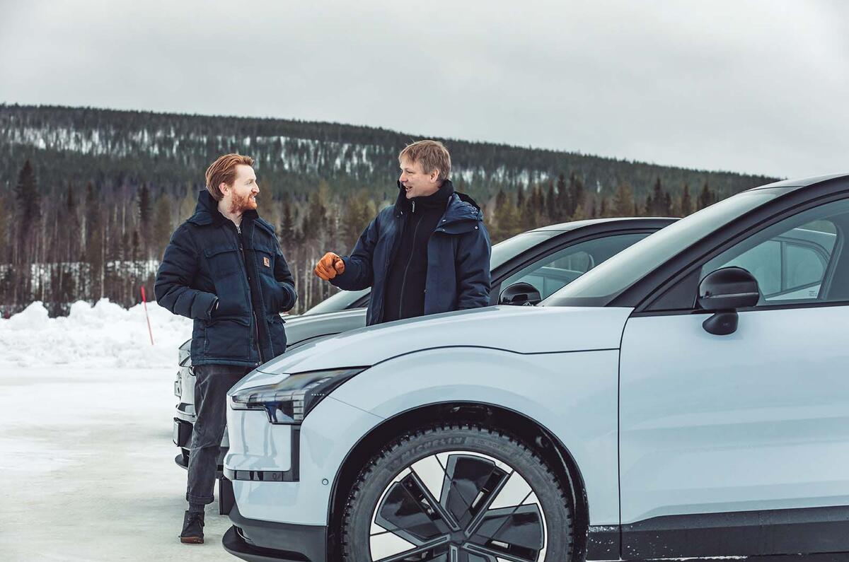 Volvo EX30 winter testing Volvo EX30 winter testing