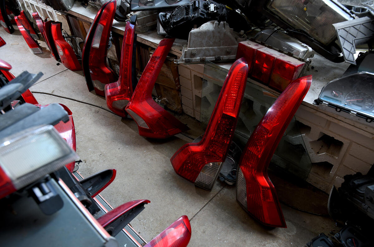 Volvo scrap yard rear lights Volvo scrap yard rear lights