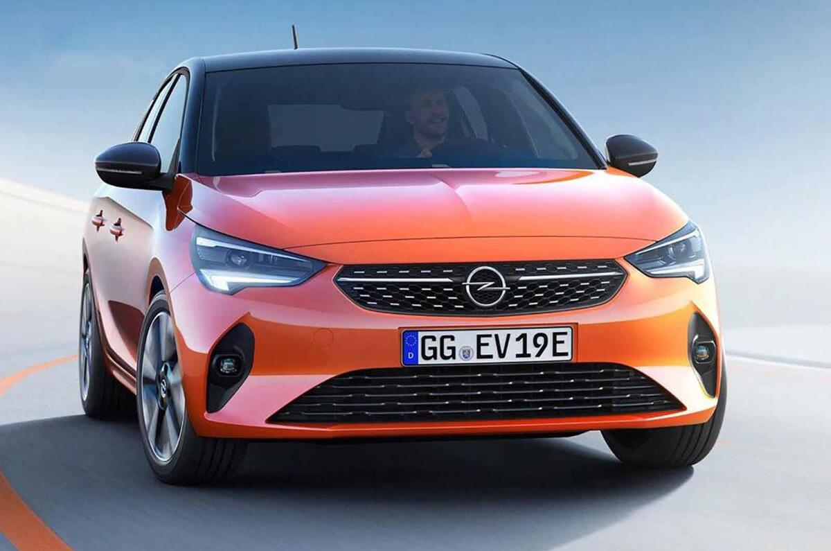 Vauxhall eCorsa front leaked photo
