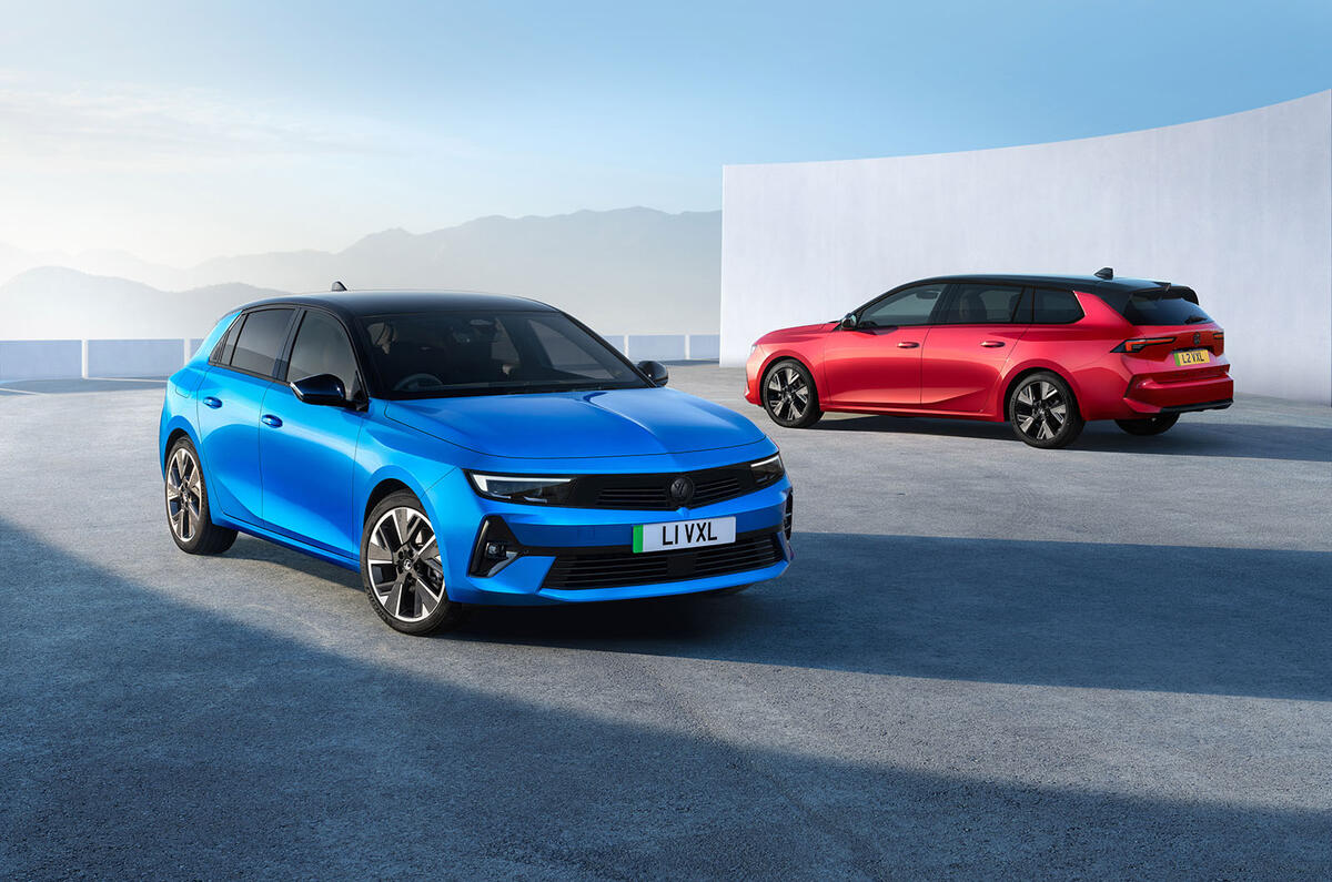 Vuaxhall Astra hatch and sports tourer Vuaxhall Astra hatch and sports tourer