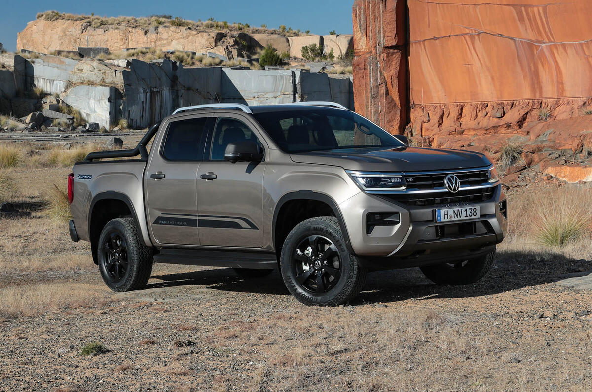 VW Amarok 2022 front side quarry VW Amarok 2022 front side quarry