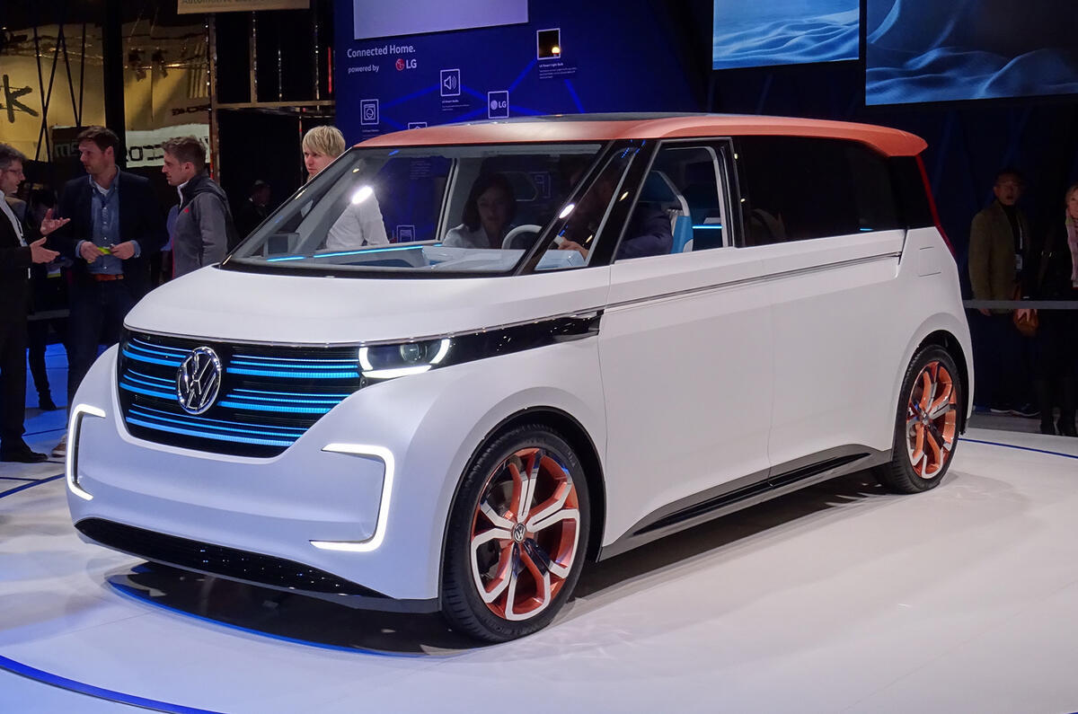 VW Budd E concept CES 2016 VW Budd E concept CES 2016