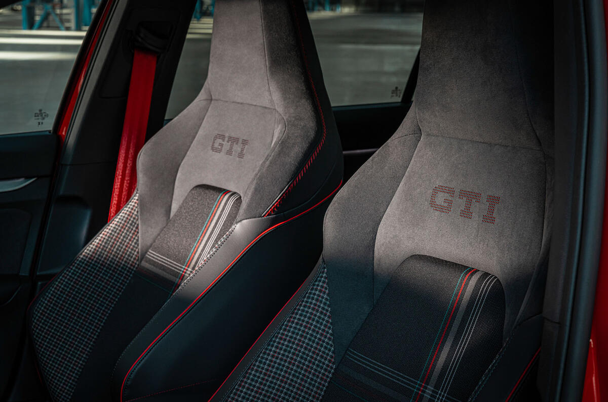 VW Golf GTI Edition 50 front seats VW Golf GTI Edition 50 front seats