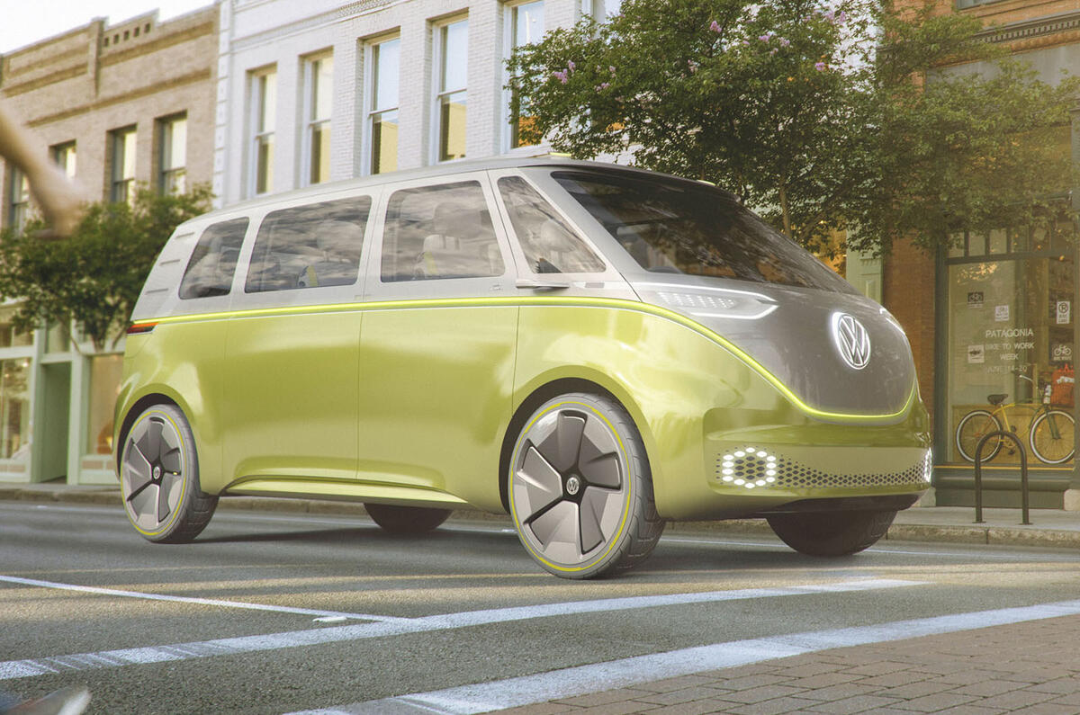 Volkswagen ID Buzz concept unveiled in Detroit