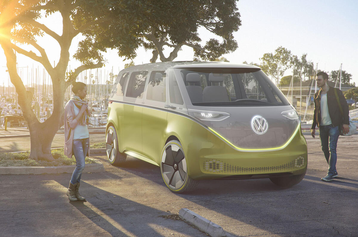 Volkswagen ID Buzz concept unveiled in Detroit